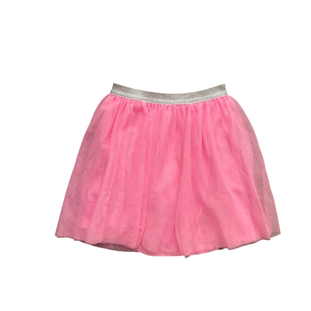 Jumping Beans Cart Wheel Scooter Girls Size 10Yrs Tulle Pink Mini Skirt